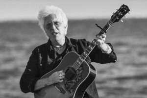 Ricky Byrd with acoustic guitar