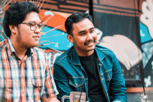 A sober man and his sponsor