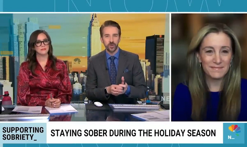 Maeve O'Neill of All Sober on NBC News