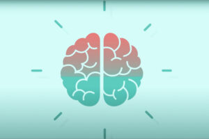 Illustration of addiction and the brain